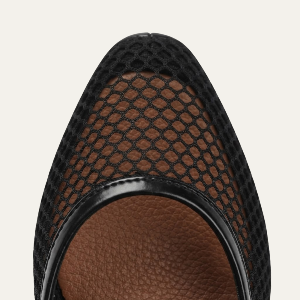 Women's Mesh Ballet Flats with Buckle Strap