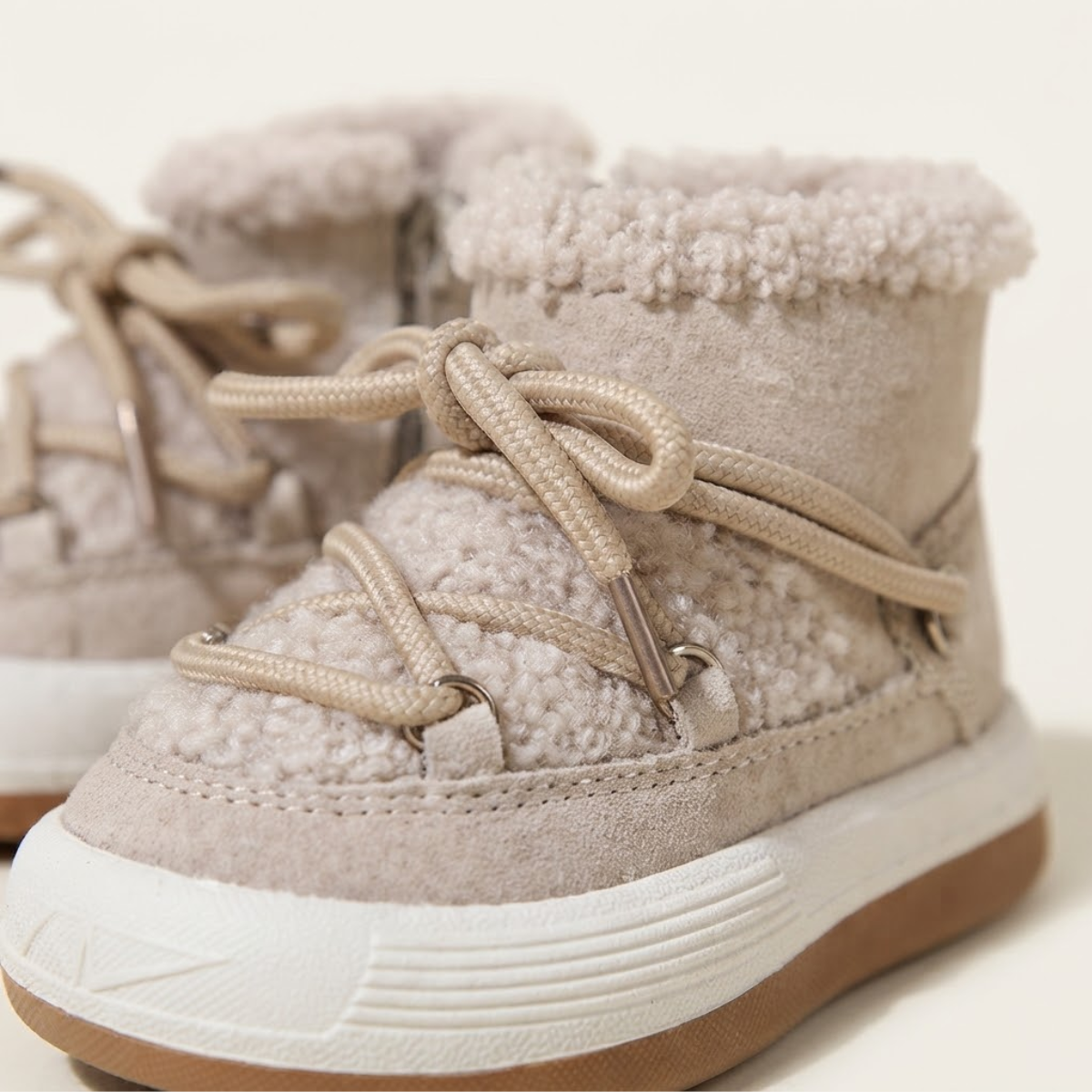 SoHo Kids High Top Fleece Lined Snow Boots
