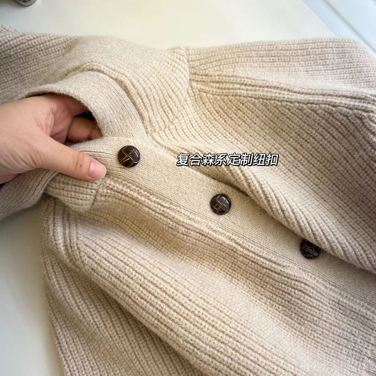 SoHo Kids Button Up Hooded Knit Cardigan