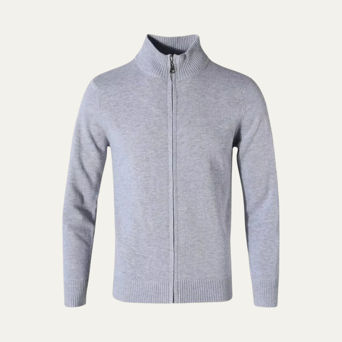 The Bristol Men’s Cashmere Luxury Cardigan Zip Knit Sweater