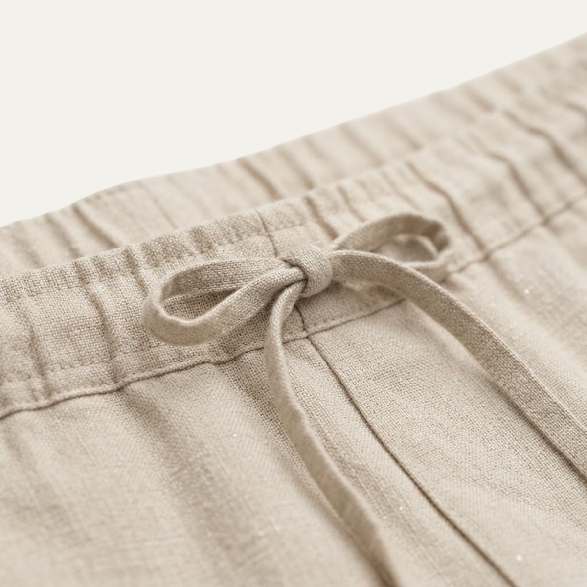 The Circular Quay Men’s Casual Elastic Waist Loose Fit Linen Pants