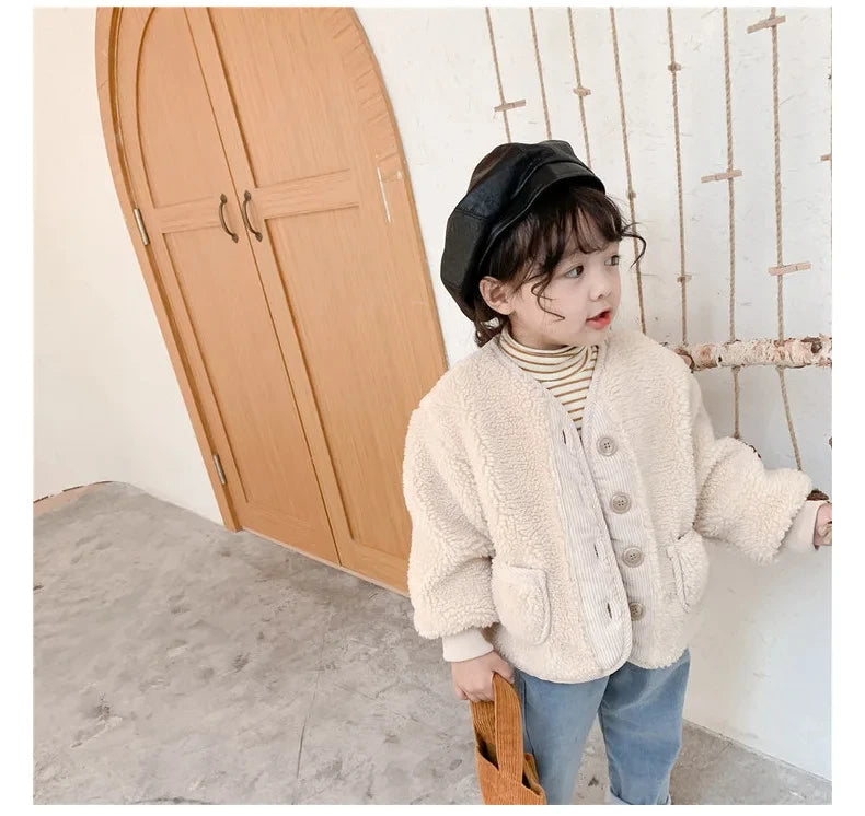 Unisex Warm Sherpa Fleece Jacket