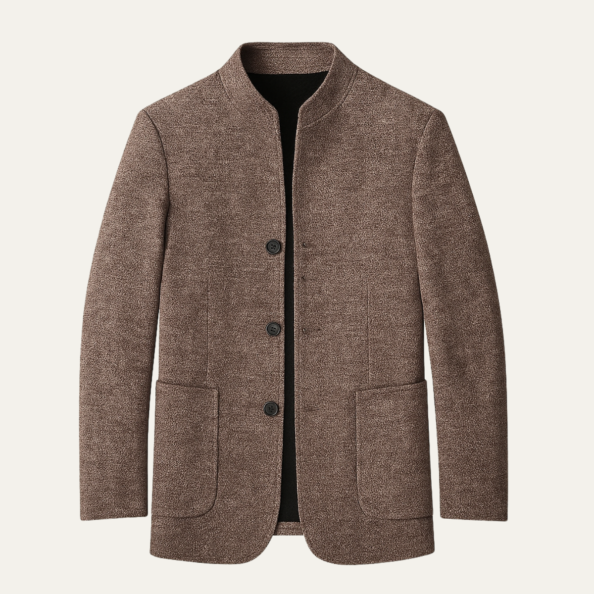 The Alghero Men’s Warm Fleece Stand Collar - Wedding Guest - Blazer