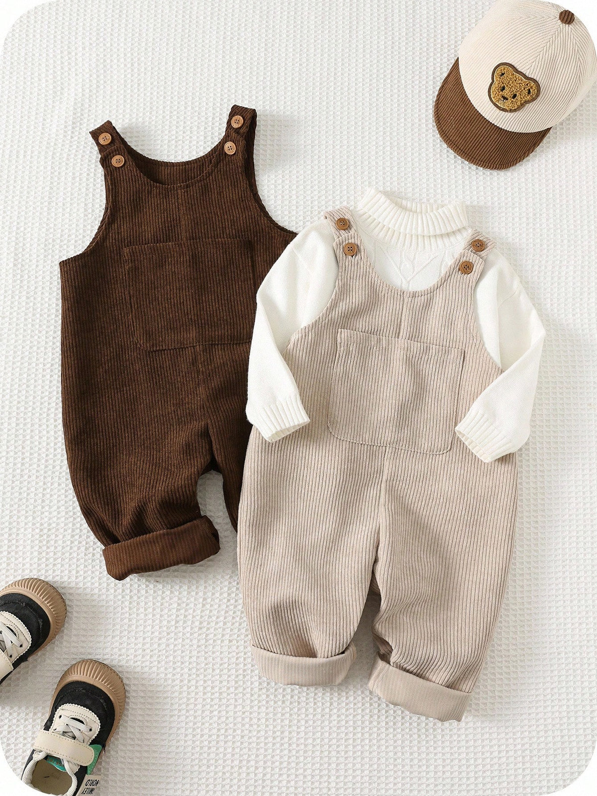SoHo Kids Casual Overall Romper Set