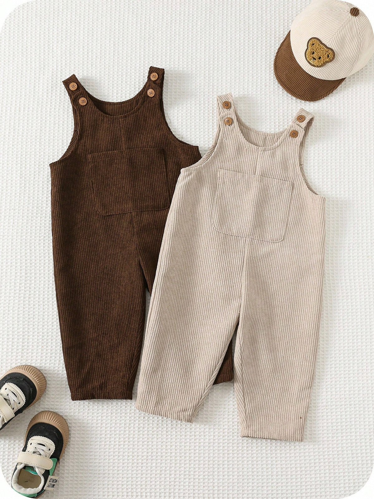 SoHo Kids Casual Overall Romper Set