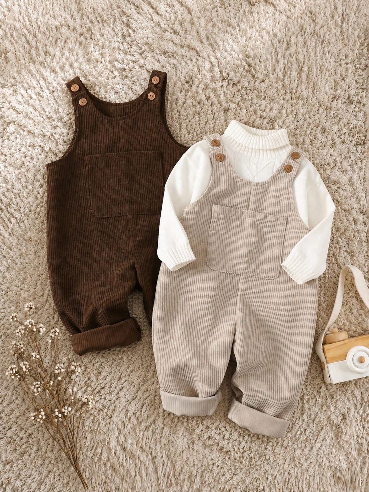 SoHo Kids Casual Overall Romper Set