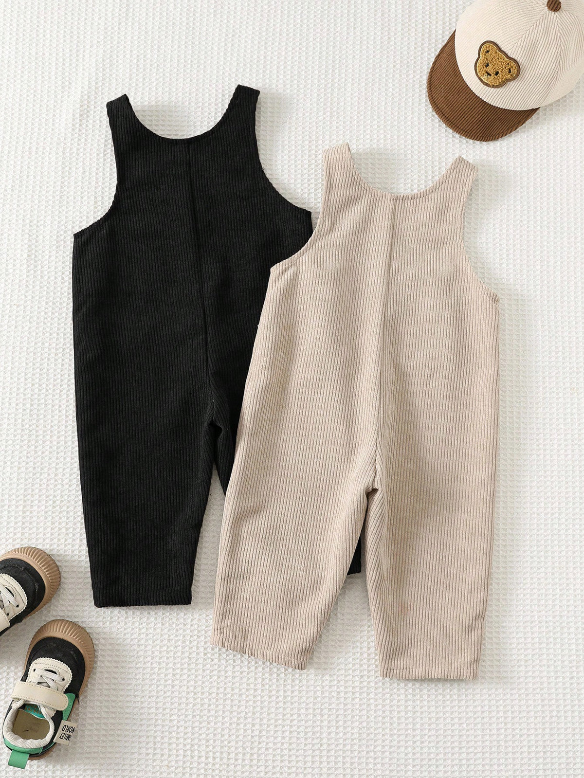 SoHo Kids Button Front Corduroy Romper Set
