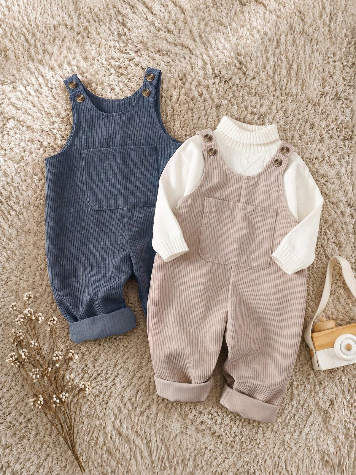 SoHo Kids Casual Overall Romper Set