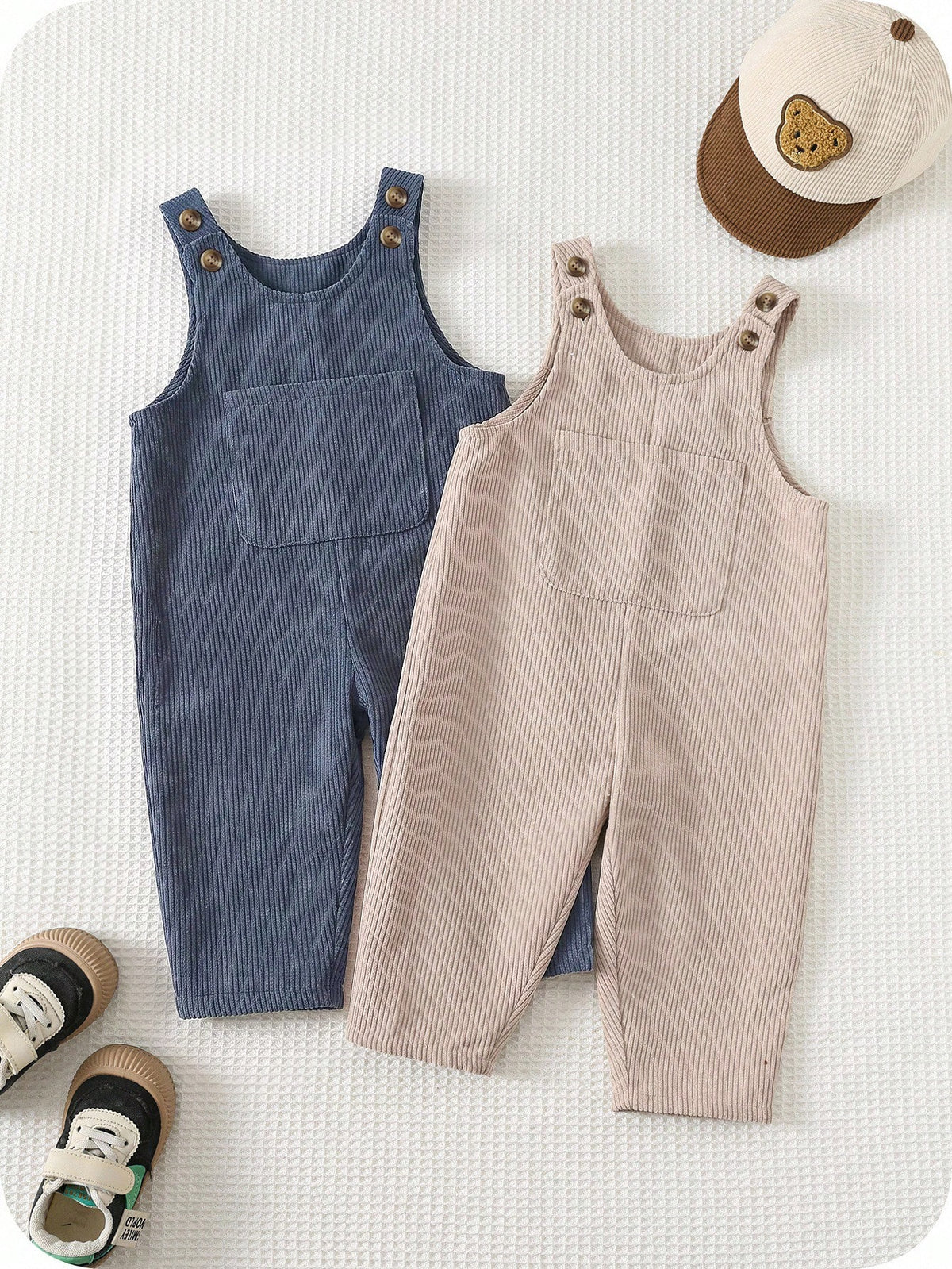 SoHo Kids Casual Overall Romper Set