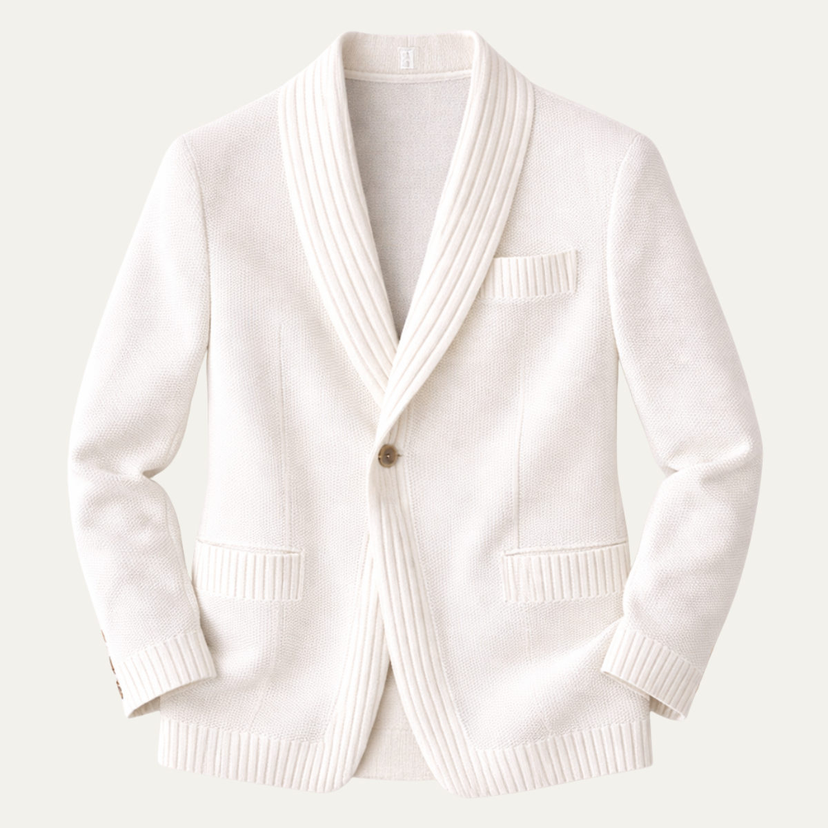 The Strasbourg Men’s Single Breasted Slim Fit Knitted Blazer Jacket