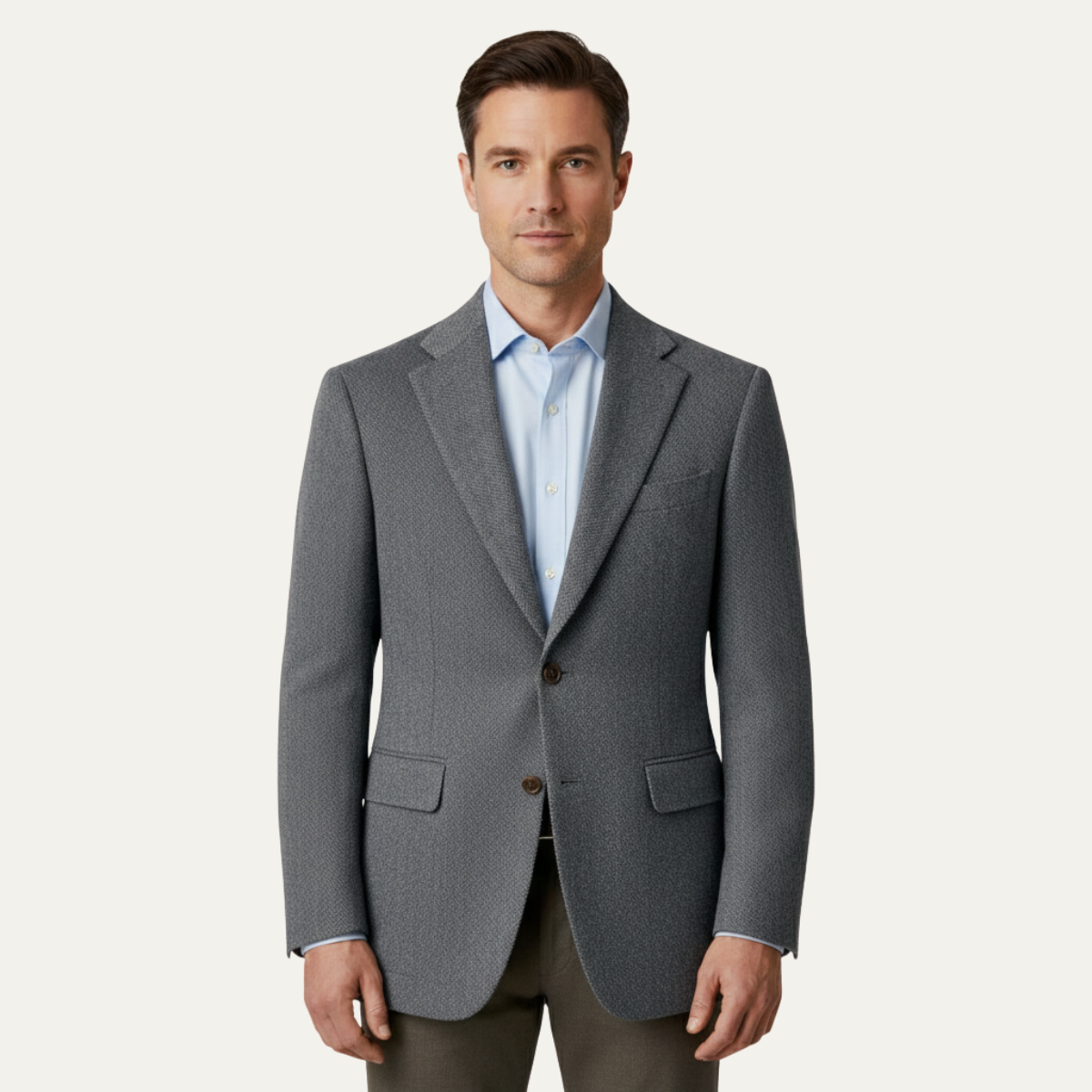 The Normandy Men’s Classic Tailored Single Breasted Blazer Jacket
