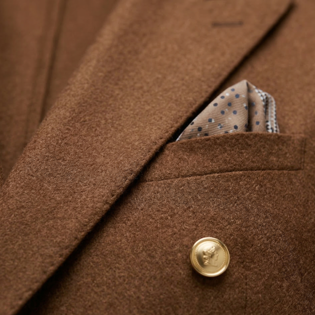 The Chelsea Men’s Brown Double Breasted Suit – Slim Fit Tailored 2 Piece Elegant Set