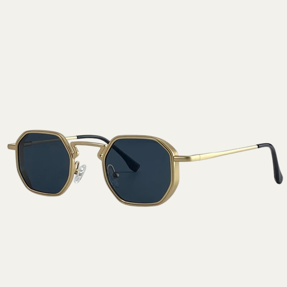 The Burlington Men's Retro Hexagon Sunglasses