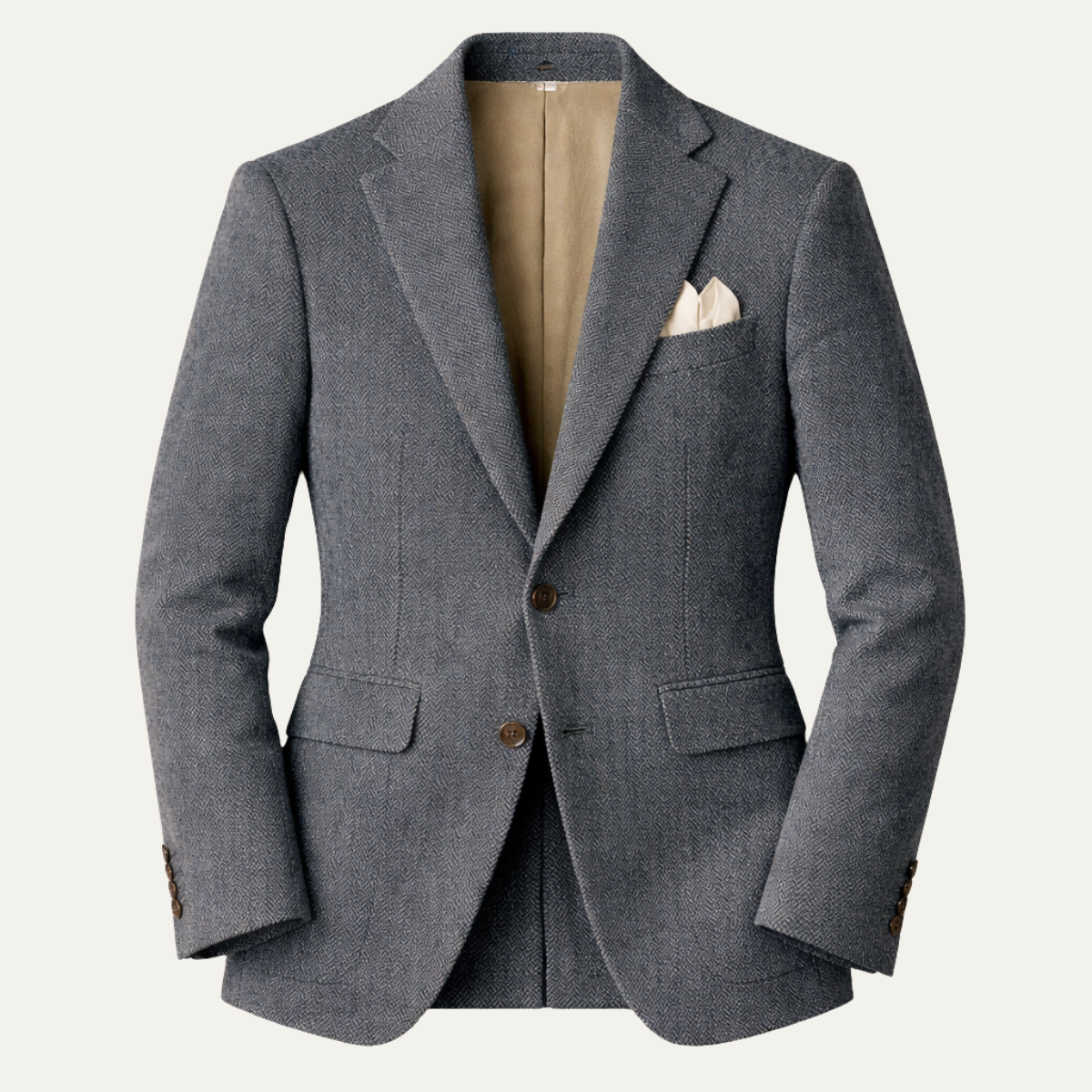 The Normandy Men’s Classic Tailored Single Breasted Blazer Jacket