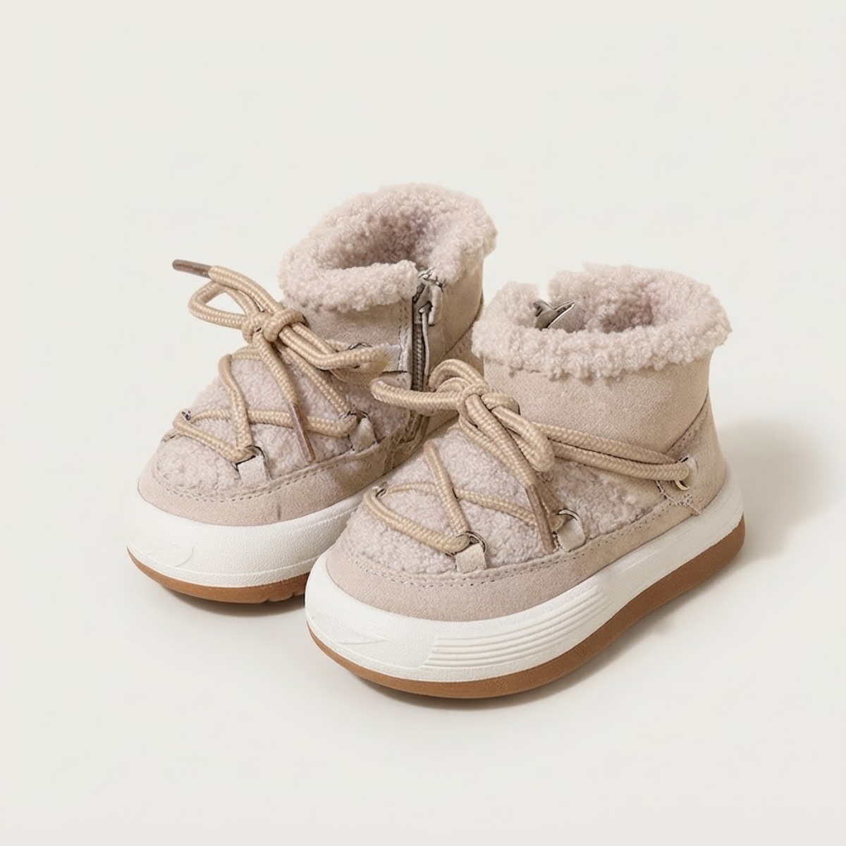 SoHo Kids High Top Fleece Lined Snow Boots