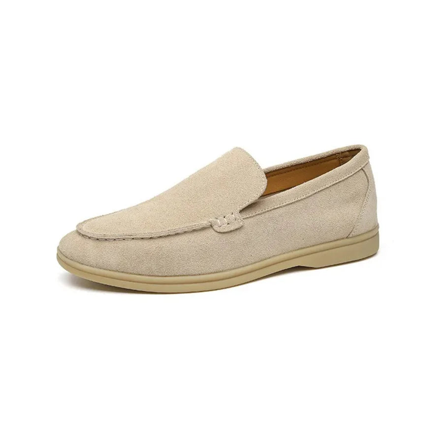 The Lago Men's Vintage Suede Slip On Loafers