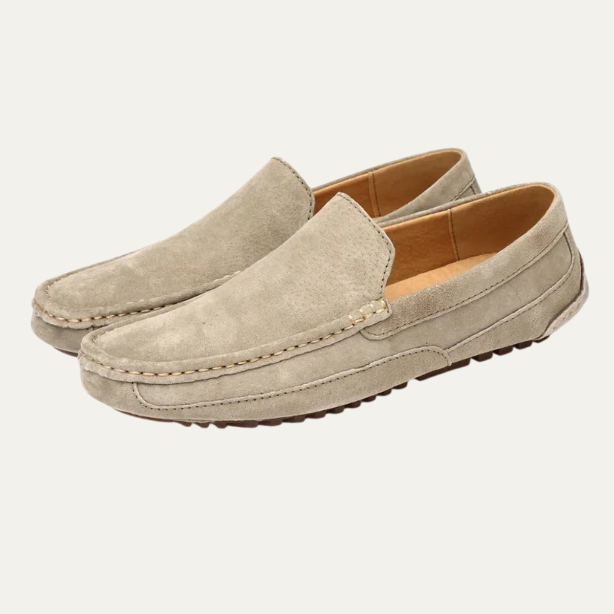 The Birmingham Men's Casual Suede Moccasin Loafers