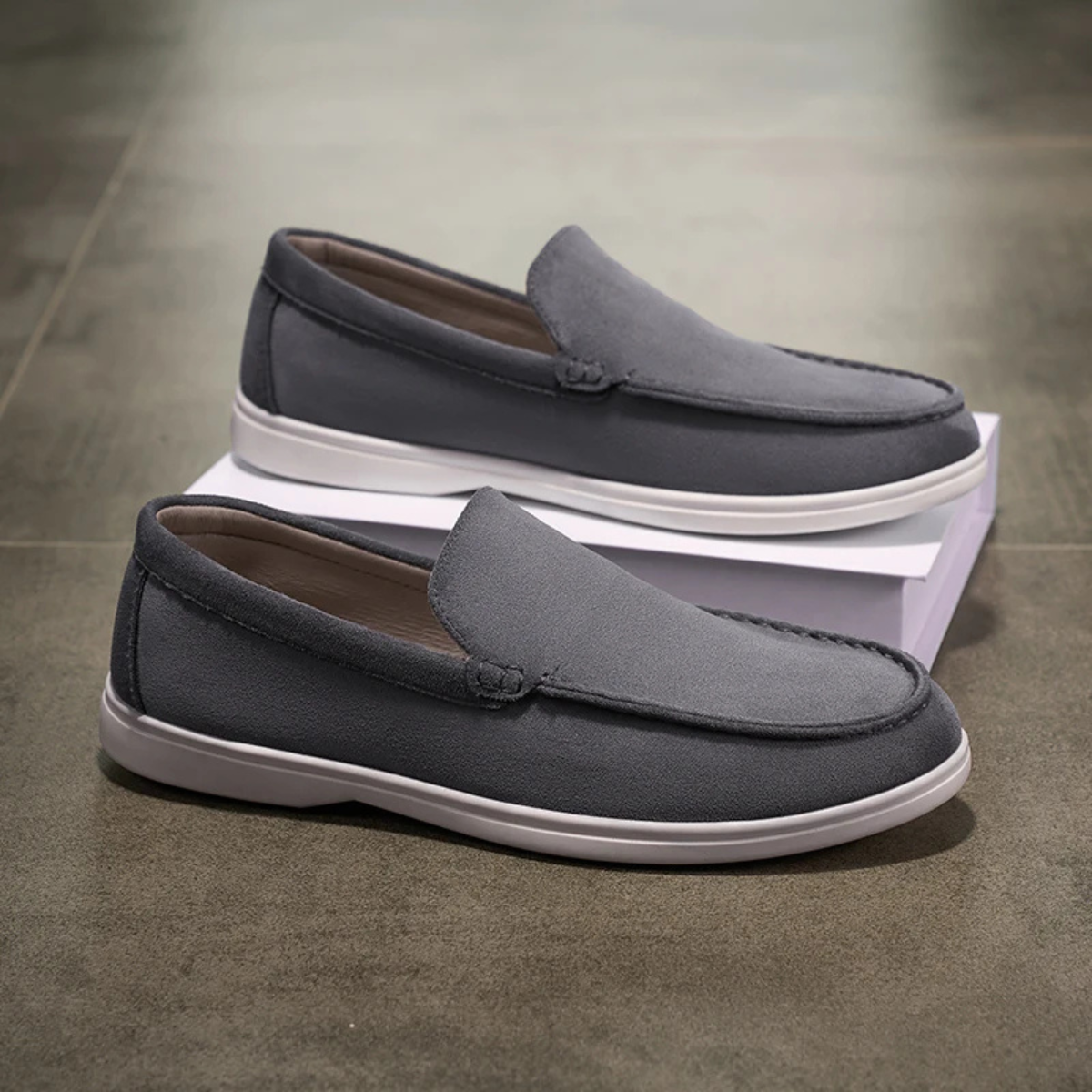The Bondi Men’s Lightweight Slip On Casual Canvas Loafers