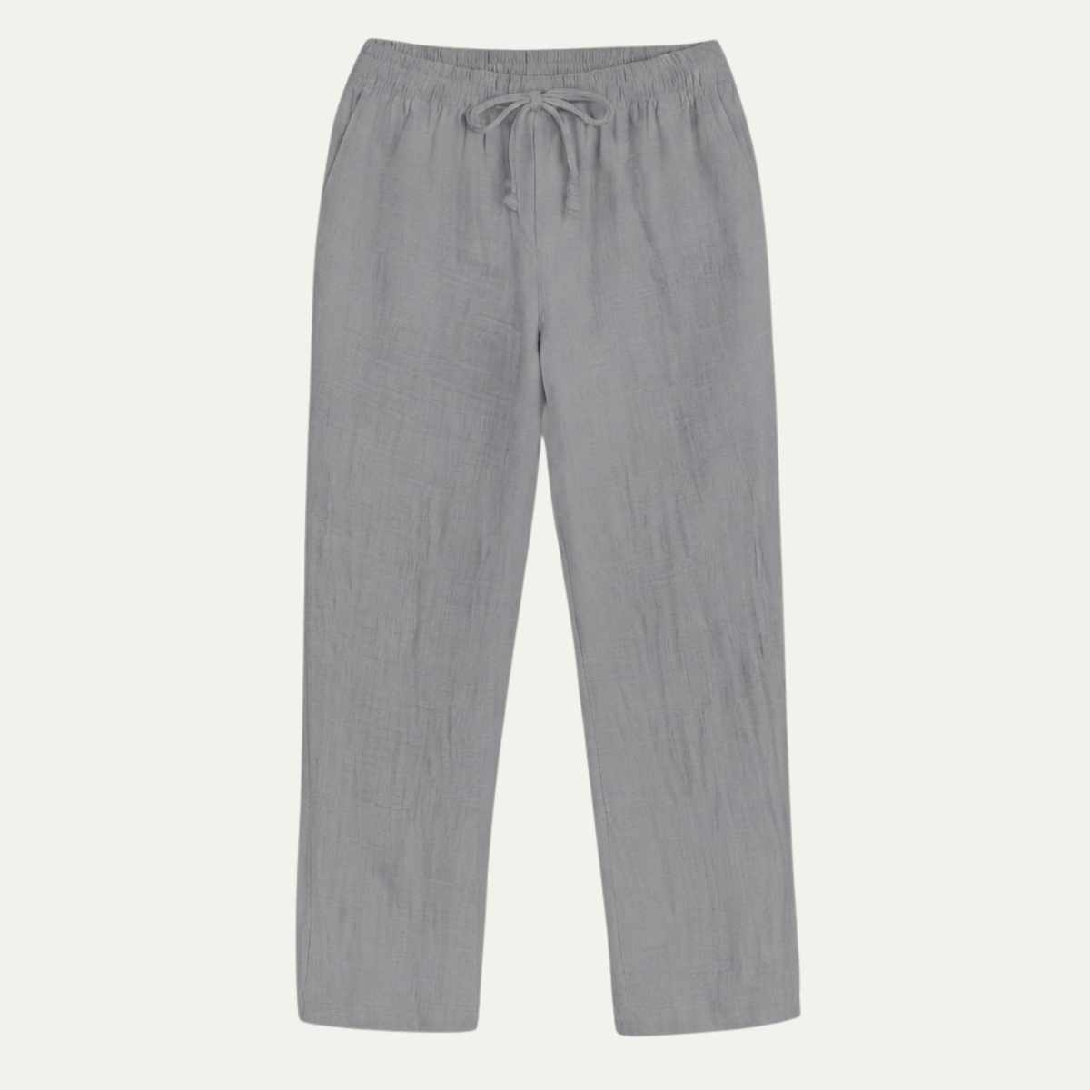 The Circular Quay Men’s Casual Elastic Waist Loose Fit Linen Pants