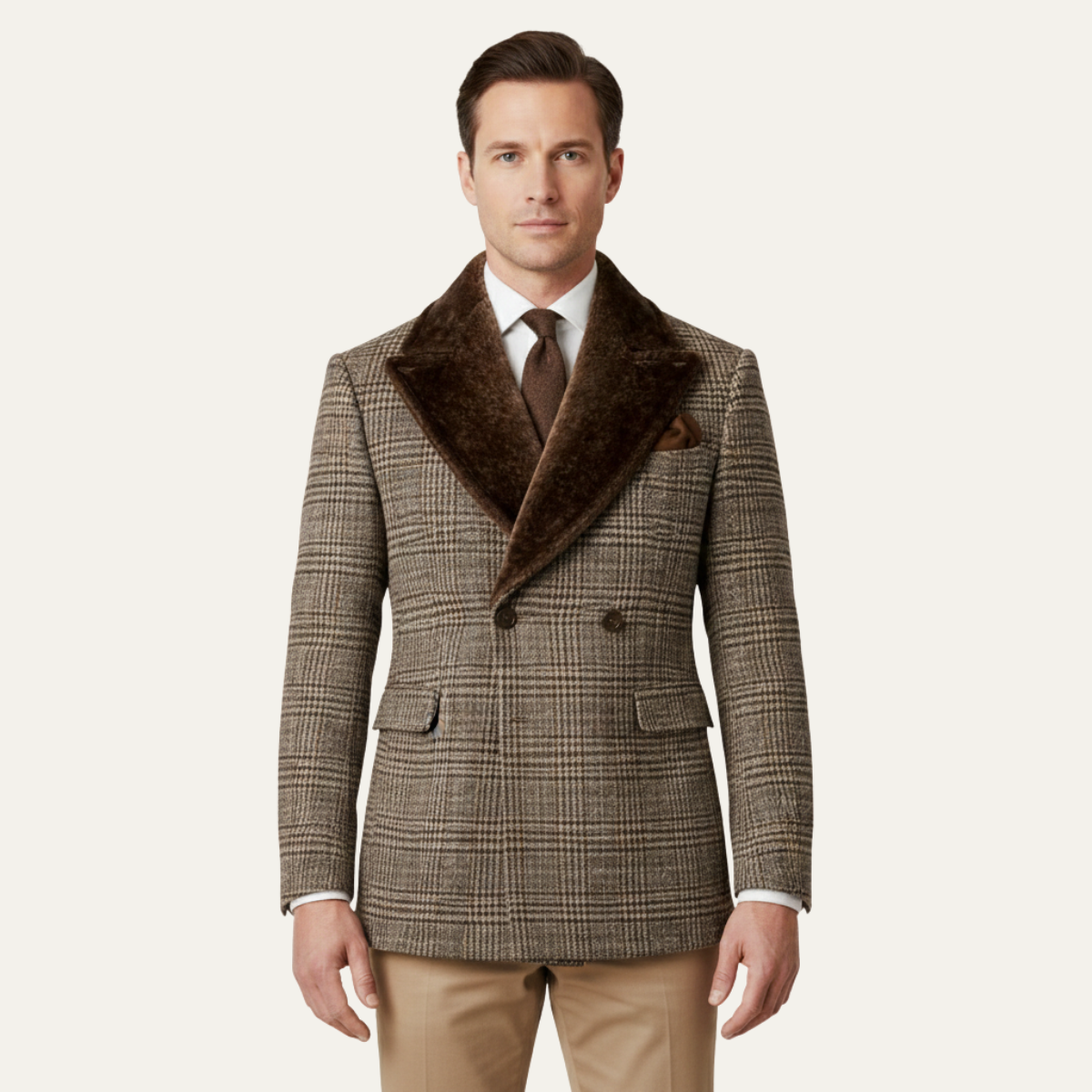 The Deauville Men’s Luxury Double Breasted Business Suit Jacket