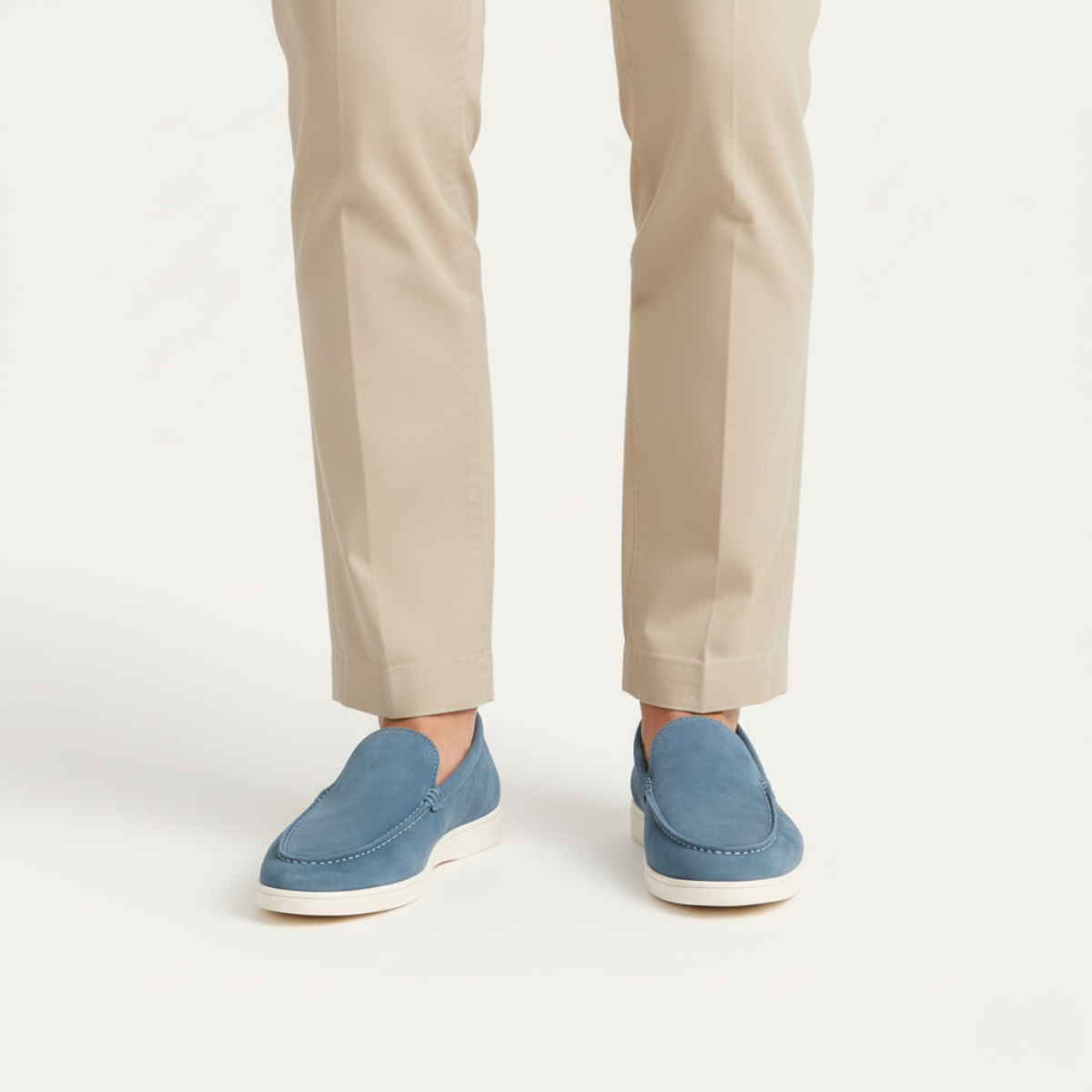 The Ashbourne Suede Loafers for Men