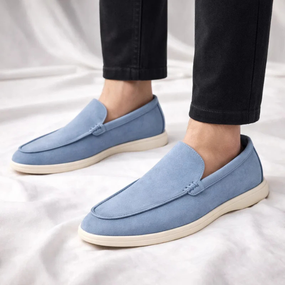 The St. Paul Men's Lightweight Suede Slip On Loafers