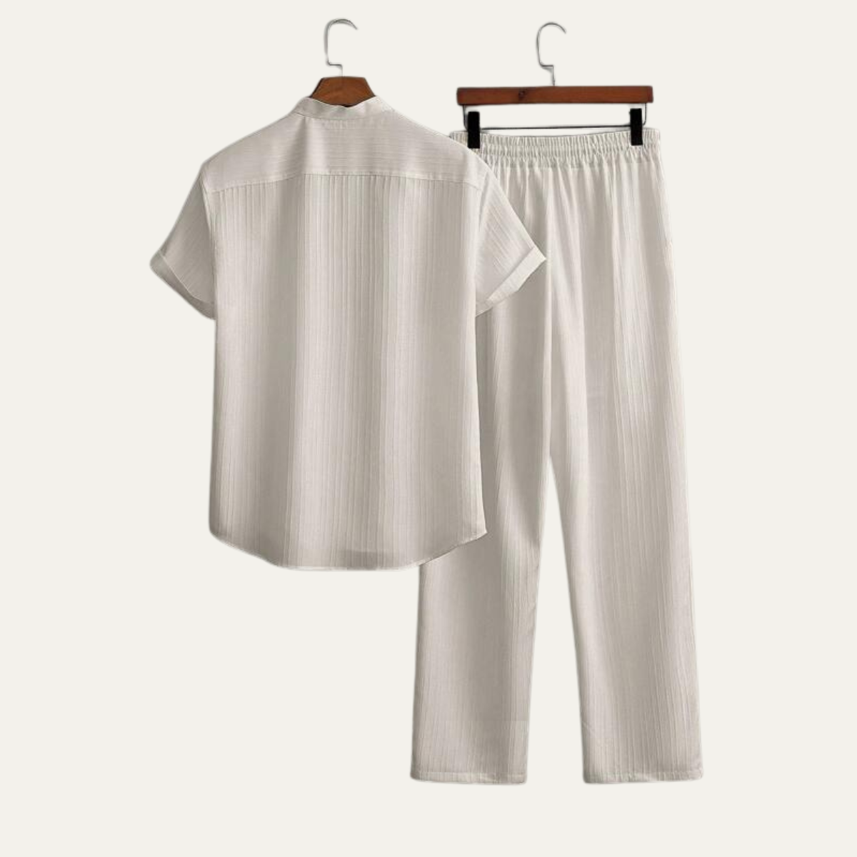 The Ashwood Hill Men’s Linen Summer Casual Set – Shirt & Pants