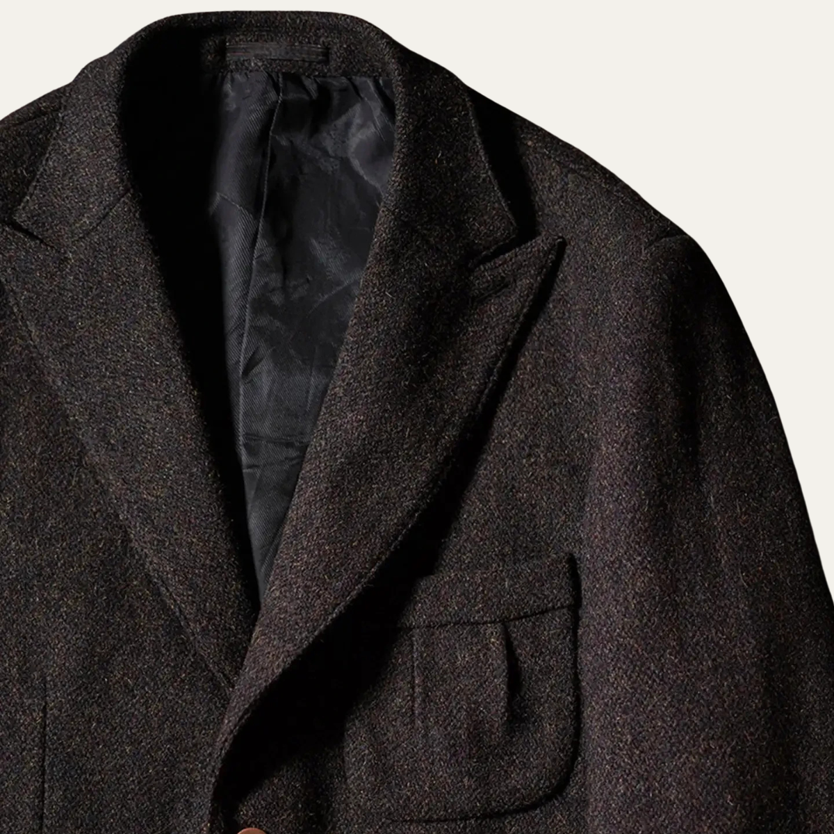 The Willowstone Men’s Tweed Wool Dress Suit Blazer Suit