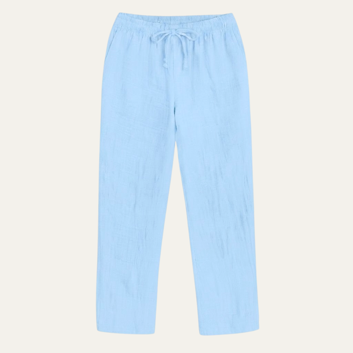 The Circular Quay Men’s Casual Elastic Waist Loose Fit Linen Pants