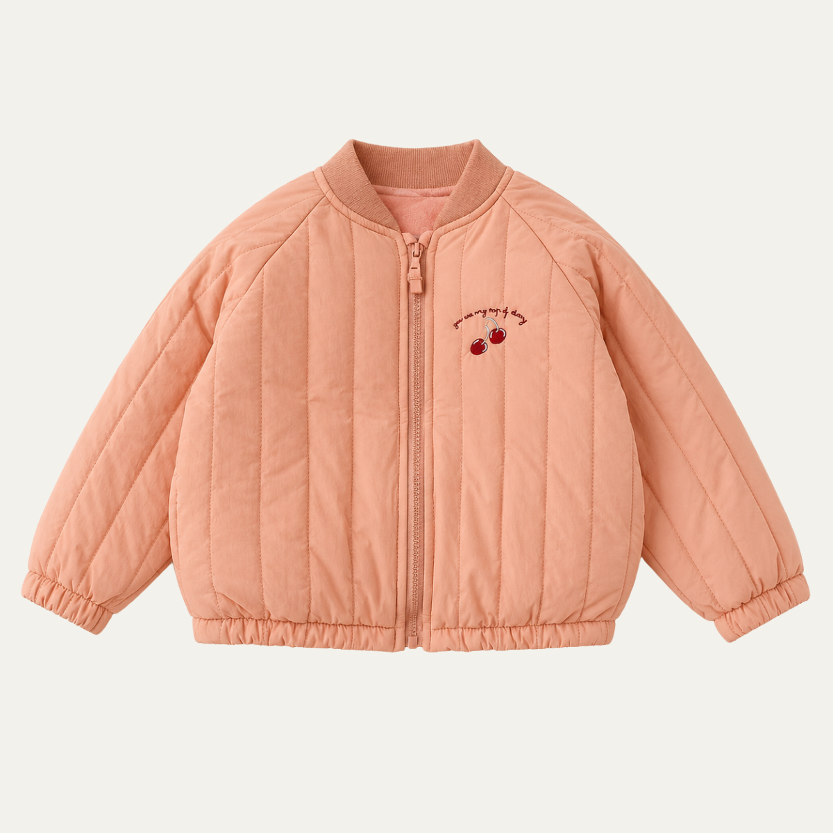 SoHo Kids Embroidered Quilted Lightweight Jacket