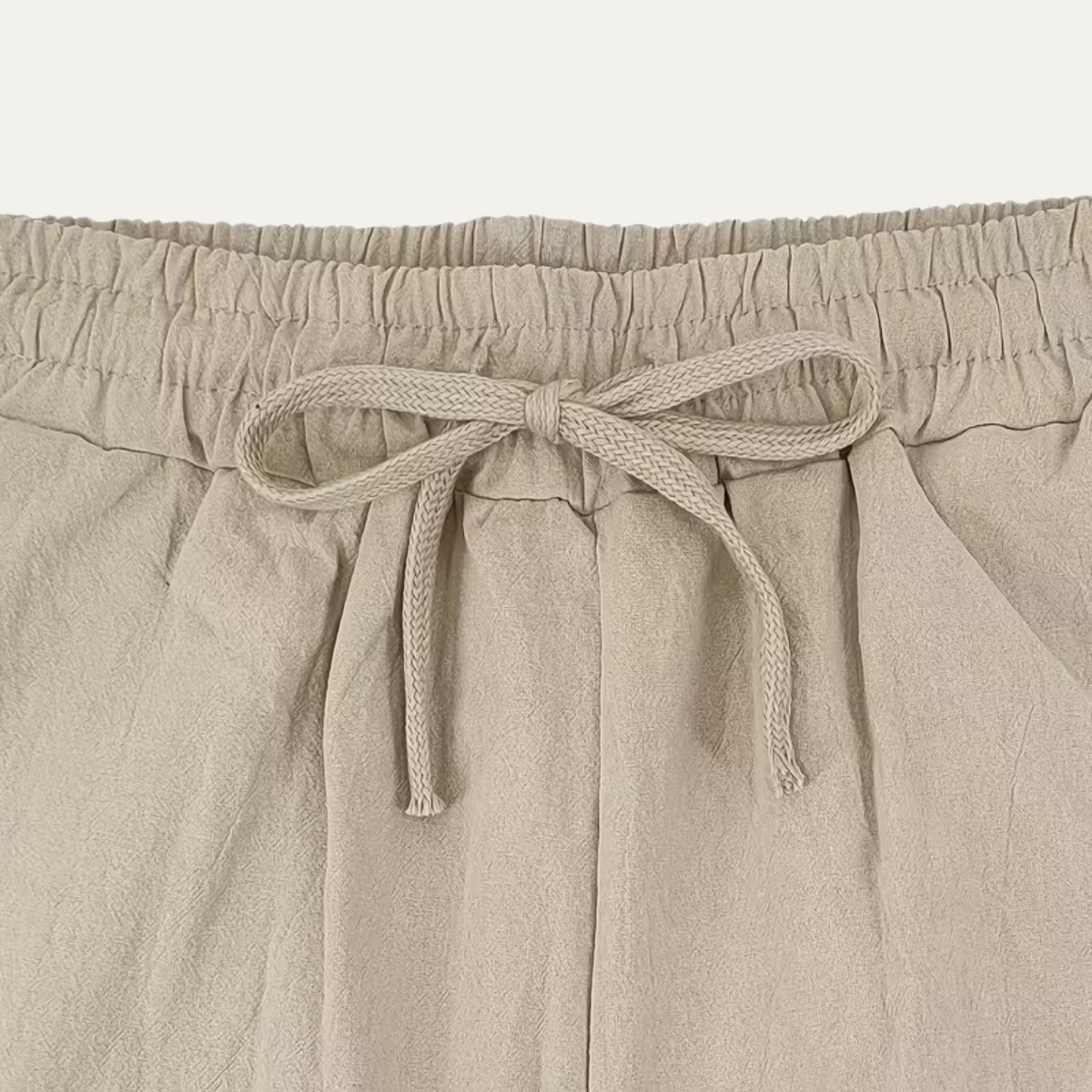 The Circular Quay Men’s Casual Elastic Waist Loose Fit Linen Pants