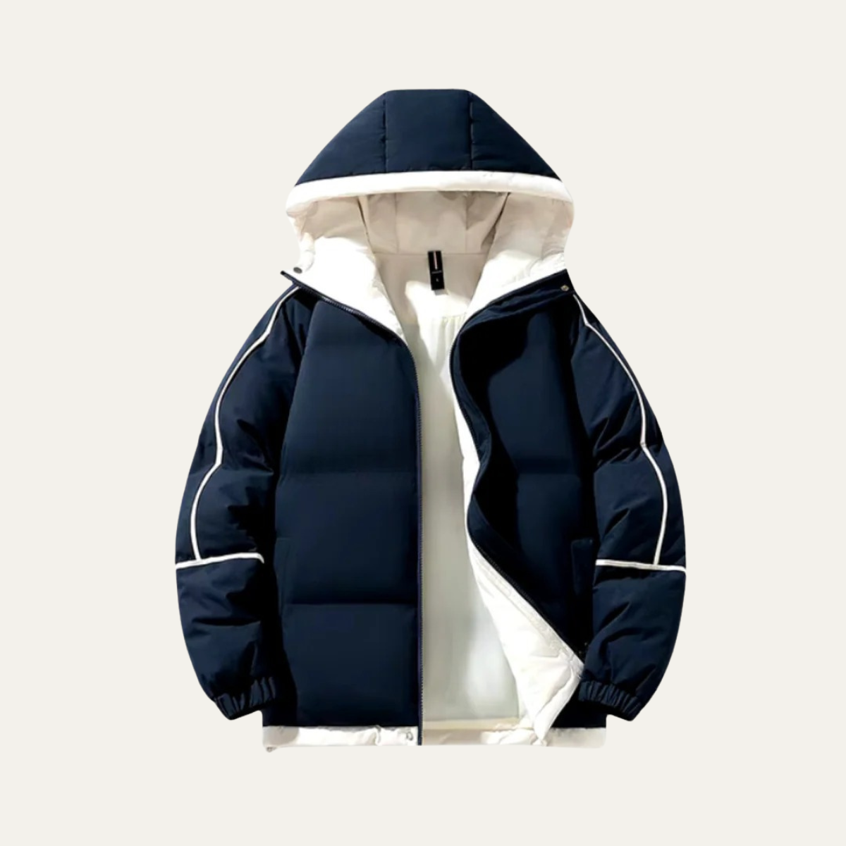 The London Men's Waterproof Puffer Jacket - Luxury Hooded Jacket