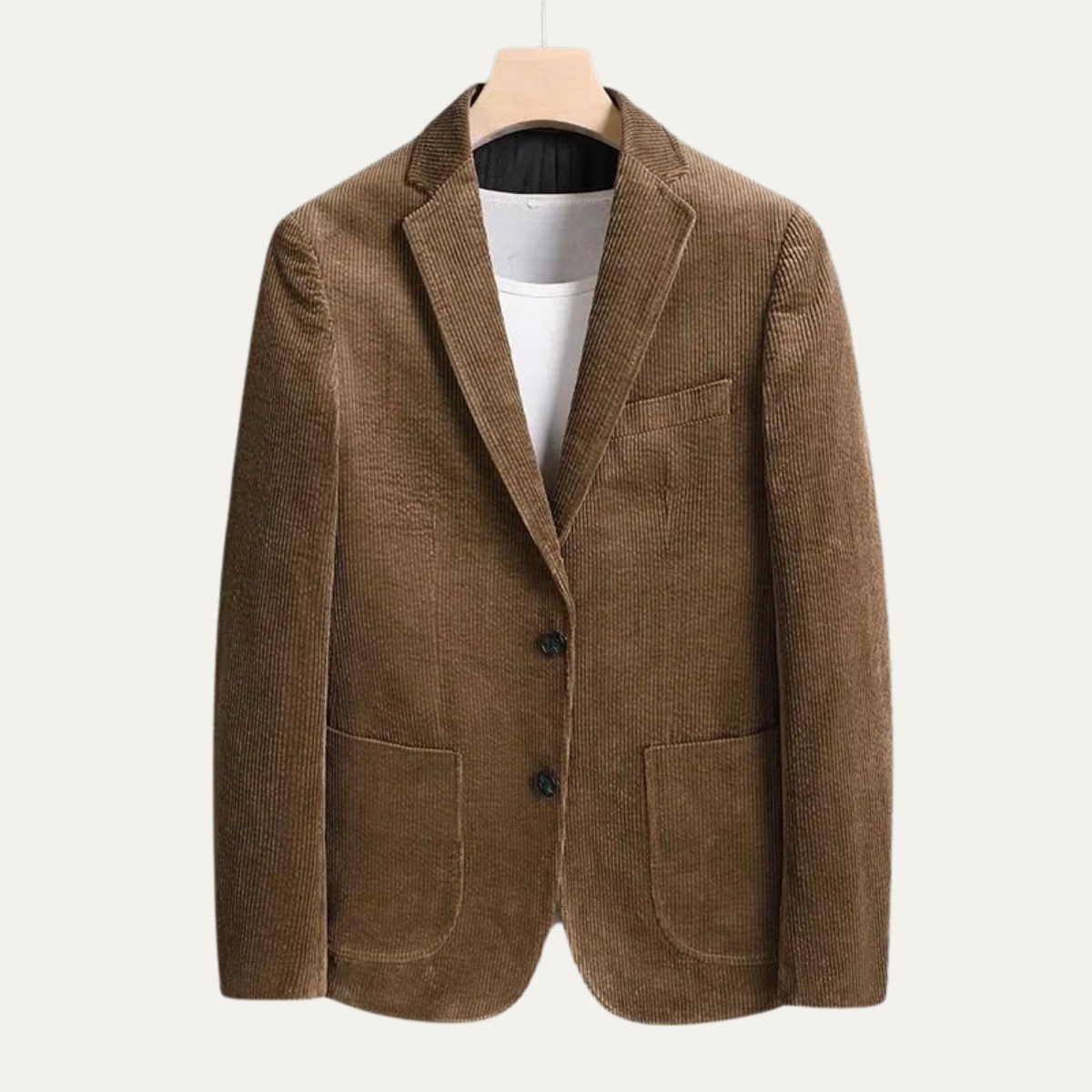 The Livorno Men’s Vintage Casual Slim Fit Corduroy Blazer Jacket - Wedding Guest