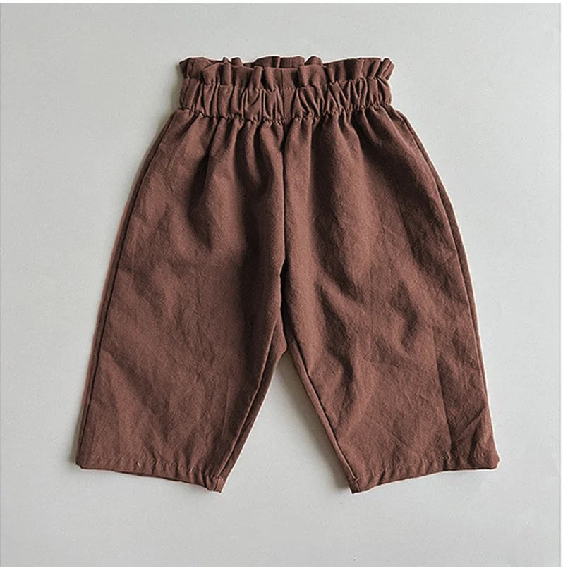 Baby Boys Elastic Waist Cotton Harem Pants