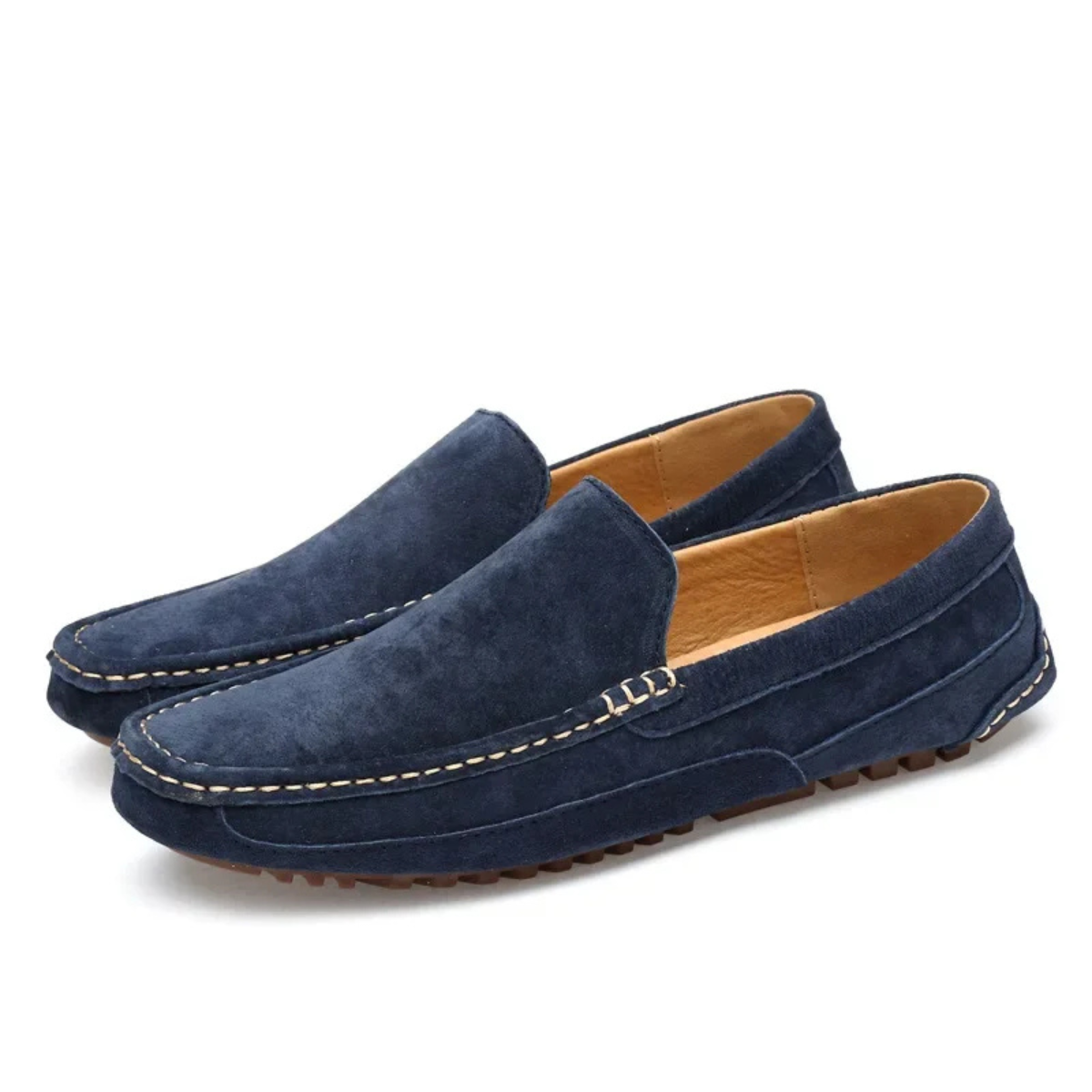 The Birmingham Men's Casual Suede Moccasin Loafers