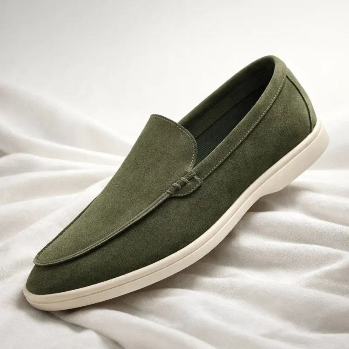 The St. Paul Men's Lightweight Suede Slip On Loafers