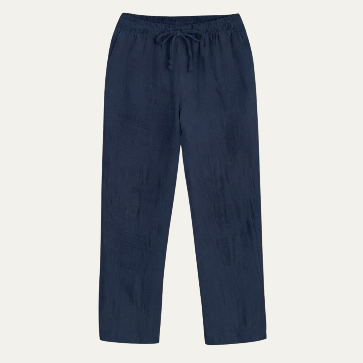 The Circular Quay Men’s Casual Elastic Waist Loose Fit Linen Pants