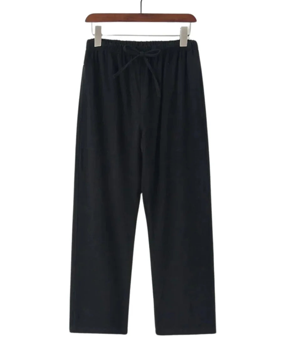 The Hudson Men's Relaxed Fit Linen Drawstring Pants