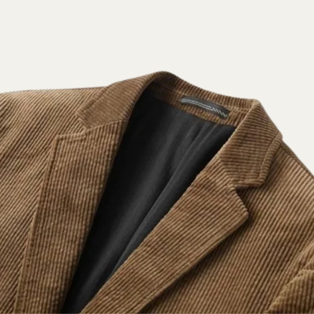 The Livorno Men’s Vintage Casual Slim Fit Corduroy Blazer Jacket