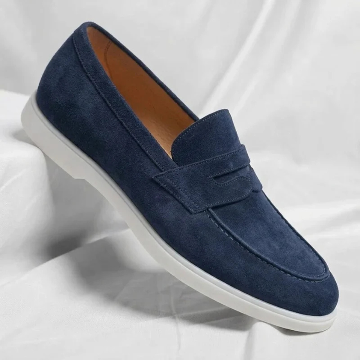 The Frisco Men's Smart Suede Penny Loafers