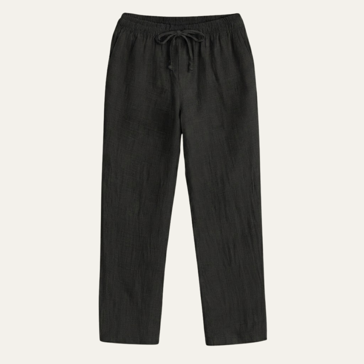 The Circular Quay Men’s Casual Elastic Waist Loose Fit Linen Pants