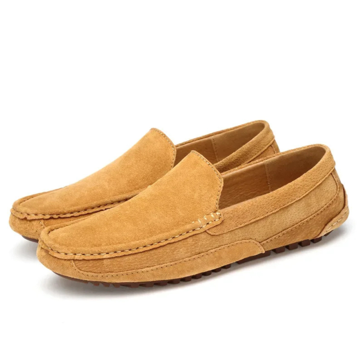 The Birmingham Men's Casual Suede Moccasin Loafers