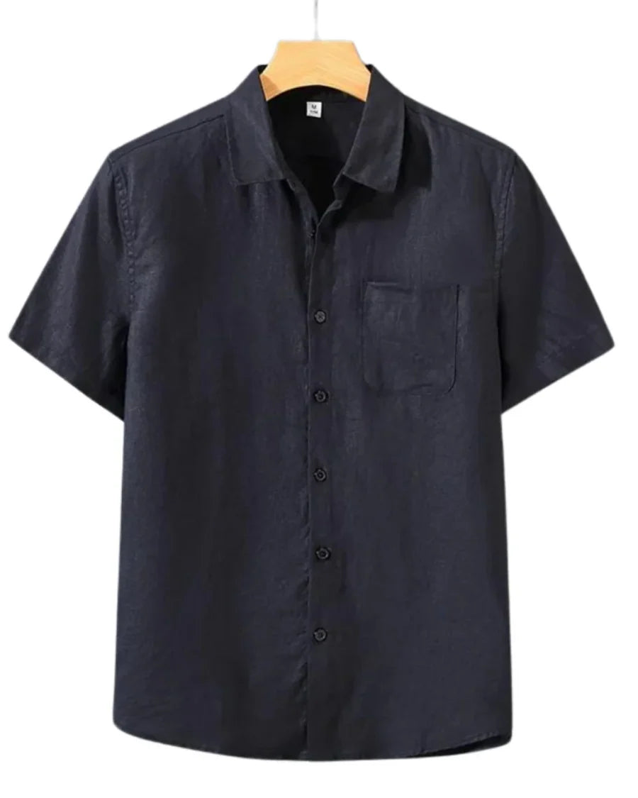 The Marin Men's Classic Linen Button Up Shirt