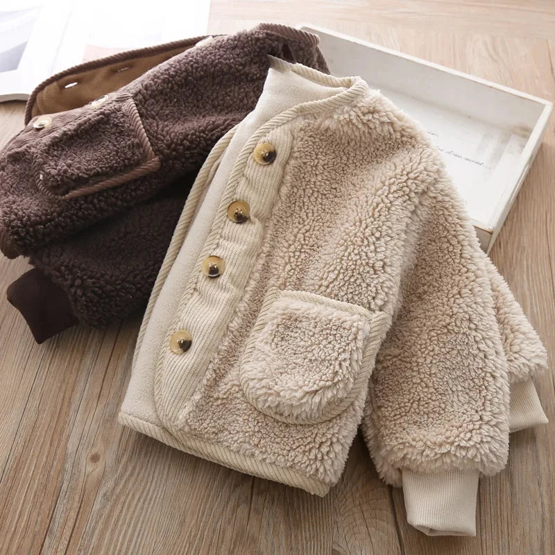 Unisex Warm Sherpa Fleece Jacket