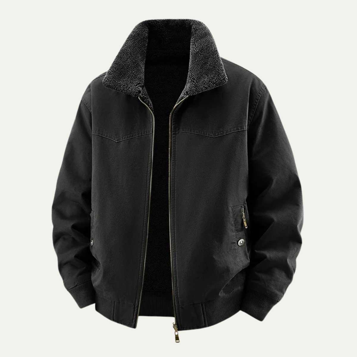 The Cardiff Men's Fleece Lined Reversible Bomber Jacket
