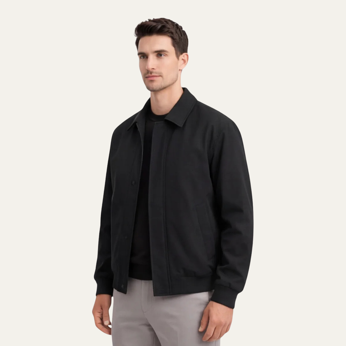 The Princeton Men’s Slim Fit Lightweight Casual Zip Jacket