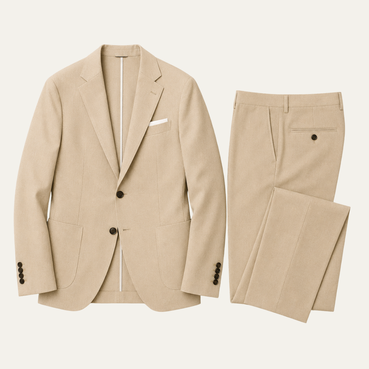 The Otranto Men's Tailored Fit Two Piece Suit Set