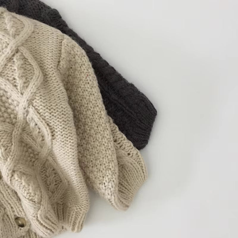 SoHo Kids Cable Knit Cardigan