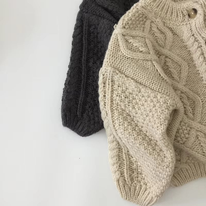 SoHo Kids Cable Knit Cardigan