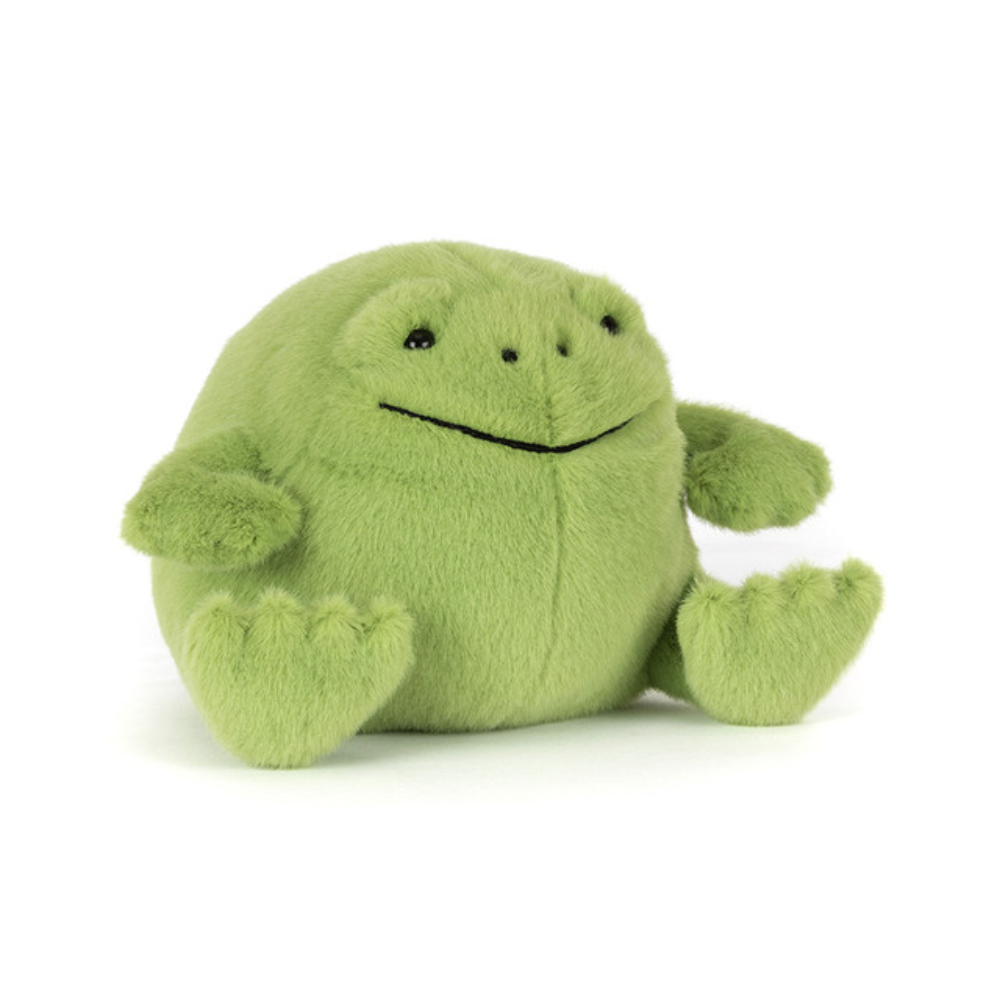 Soft Light Green Frog Stuffed Animal
